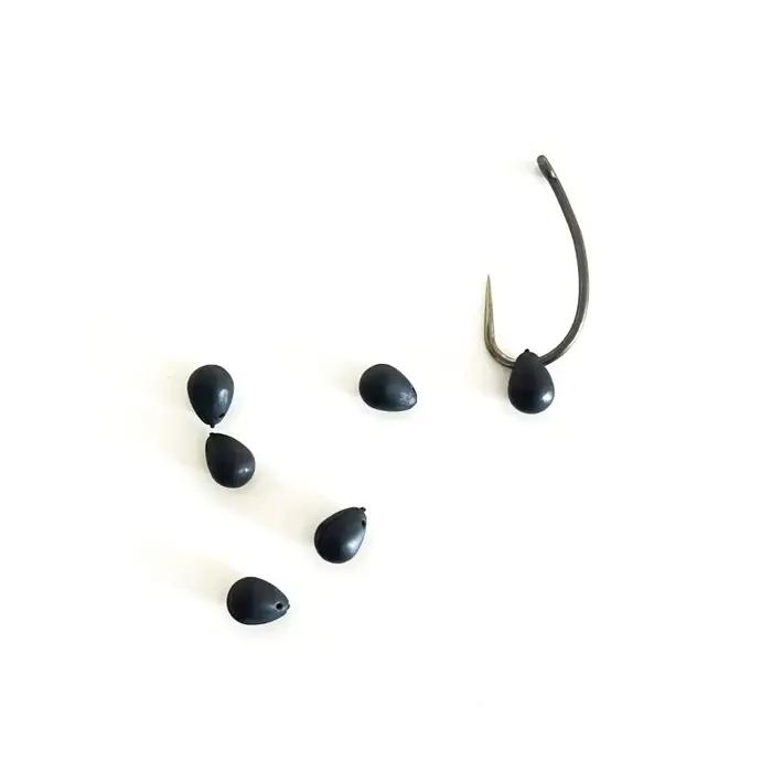 Perles plombées tungstène Downforce 0.42g pour la pêche de la carpe et montage de l'hameçon