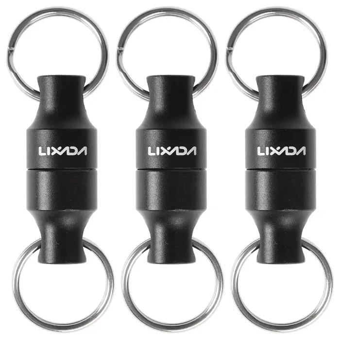 Porte-épuisette magnétique Lixada avec clip pêche pour canne et filet de réception