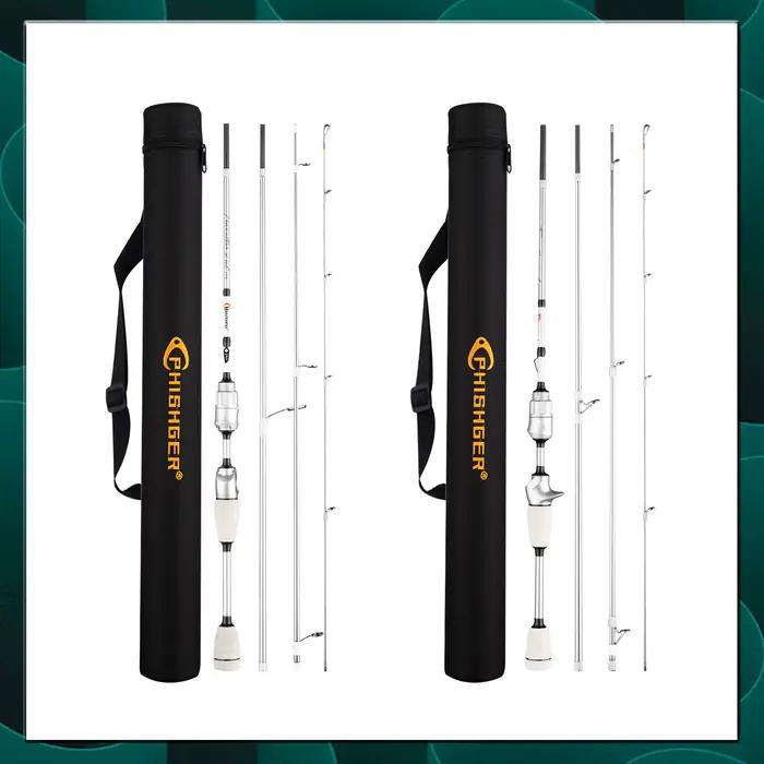 Canne spinning ultra-légère XUL carbone T800 0.2-10g pour truite et petit carnassier - pointe pleine rapide