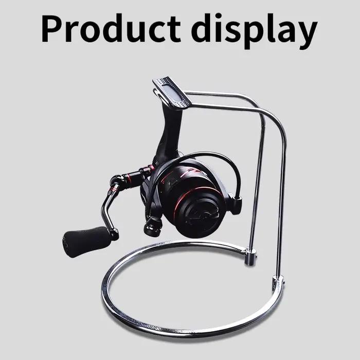 Support de rangement pour moulinet de pêche, étagère en acier inoxydable durable pour moulinets spinning