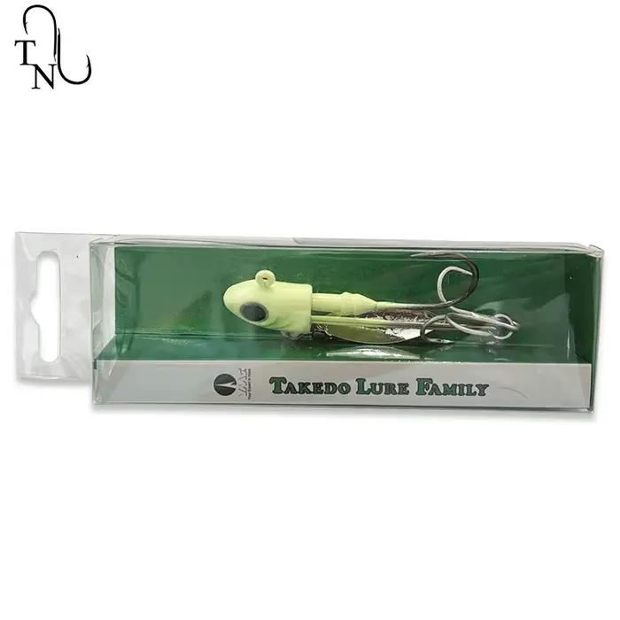 Leurres jig TN68 10g à 40g avec hameçons triples pour pêche du perche et black bass en eau douce