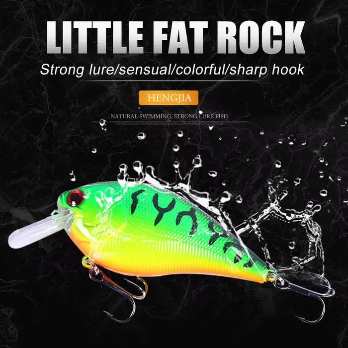Leurre crankbait shallow HENGJIA 8.5cm 15g avec bille pour pêche brochet et black bass