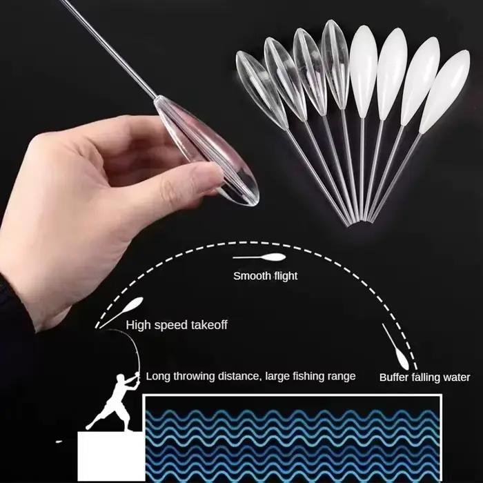 Flotteur pêche carpe bombarda coulissant ou flottant 8g à 20g pour contrôle et distance de pêche