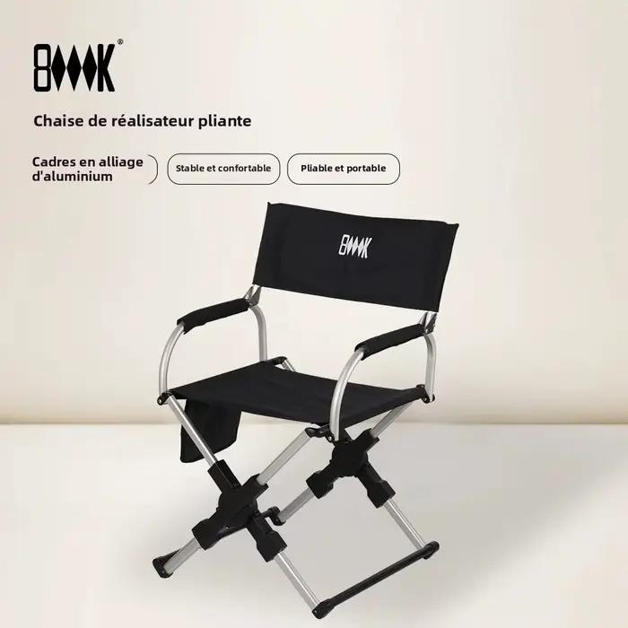 Chaise pliante réalisateur alliage aluminium légère pour pêche plage camping randonnée siège voyage