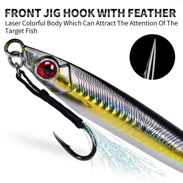 Jig Proberos saltwater pour vertical jigging et slow jigging en mer - leurre artificiel pitching speed jigging