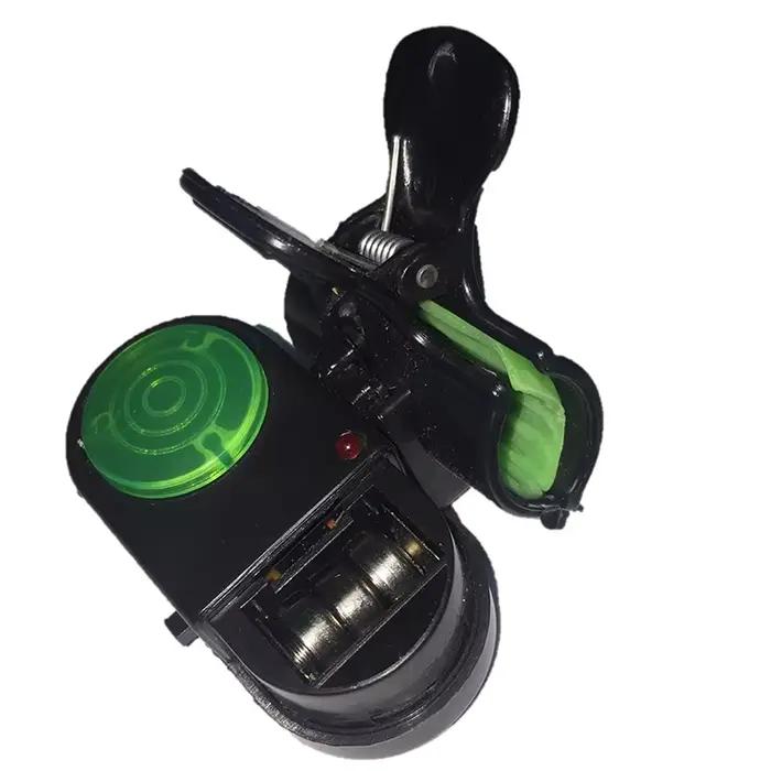 Alarme de touche LED pour canne à pêche avec buzzer sonore - détecteur de morsure de poisson clipable