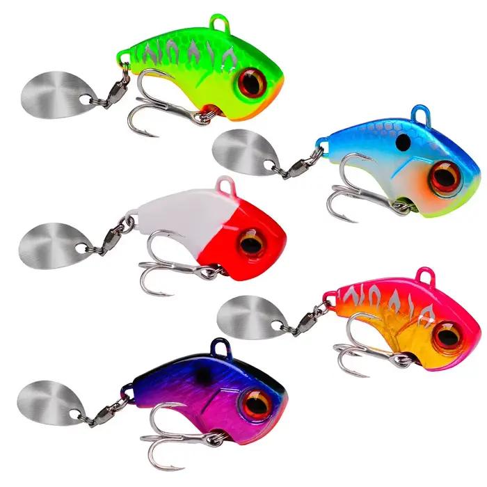 Leurre métal vibrant wobble 6g 15g 28g - Cuiller spinner pêche hiver - Appât dur artificiel