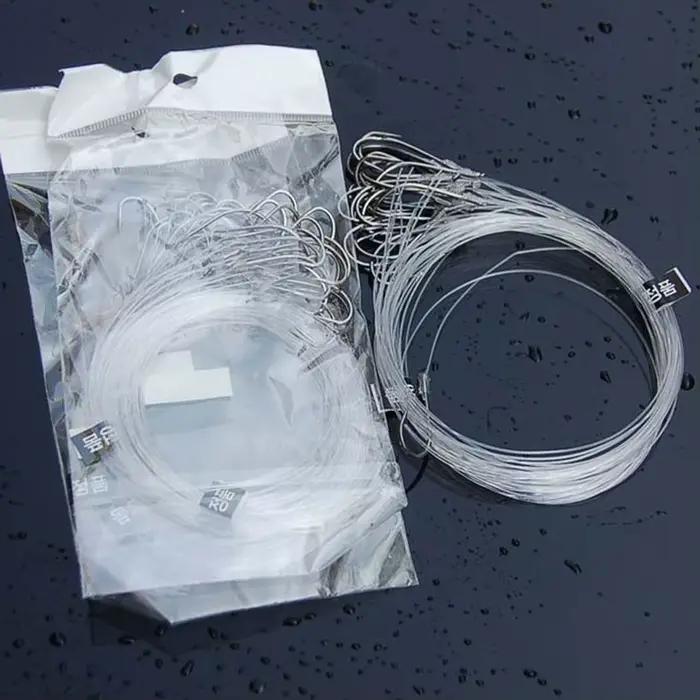 Hameçons de pêche mer avec têtes plombées appâts lignes montées acier carbone accessoires pêche carnassiers
