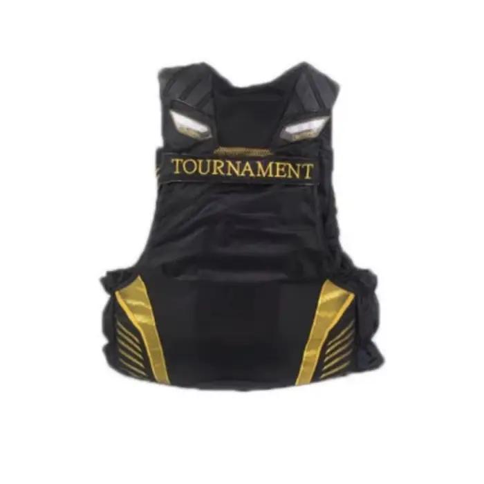 Veste de pêche homme flottable multifonction été pour la pêche et la baignade blanche noire