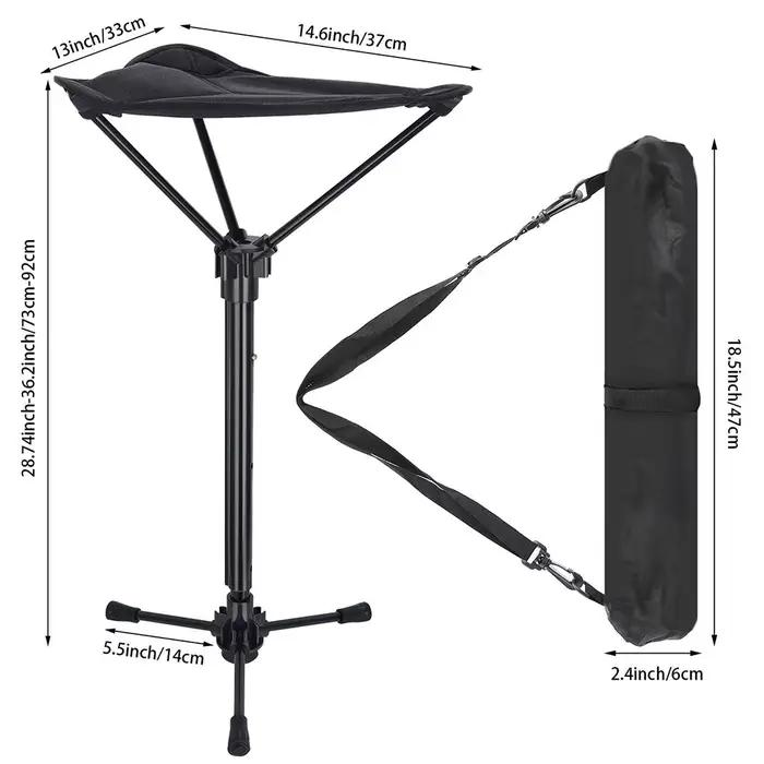 Tabouret tri-pied pliant portable Slacker pour pêche plage randonnée et patio