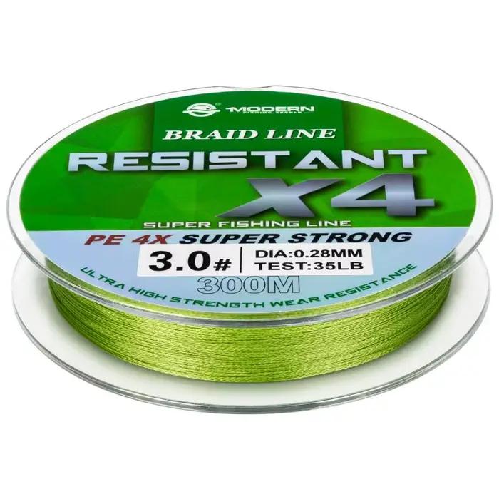 Ligne pêche carpe 300m PE tressé 4 brins multicolore 8-80lb japonais super résistante multifilament