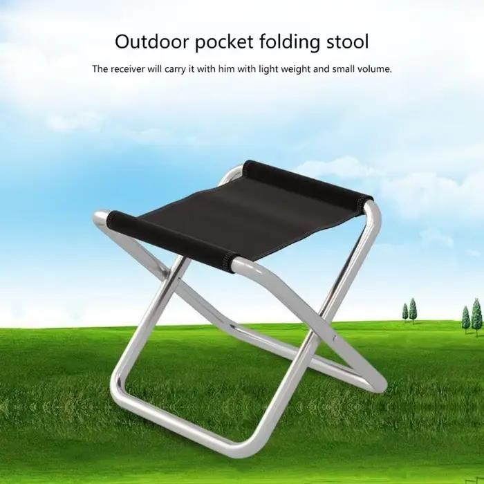 Tabouret de pêche pliable aluminium léger pour pêcheur nomade et sorties extérieures