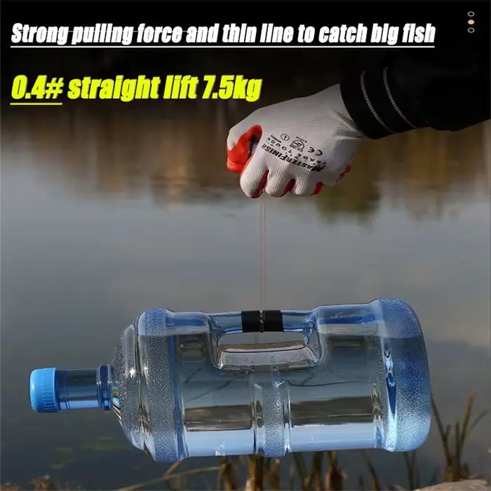 Ligne de pêche micro PE 0.05mm super résistante pour carpe, 1000m, matériau japonais haute performance
