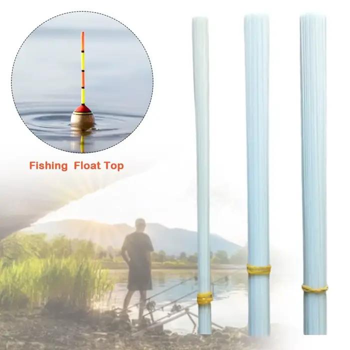 10 bâtons en fibre de verre coniques 28cm pour fabrication de flotteurs de pêche au calmar