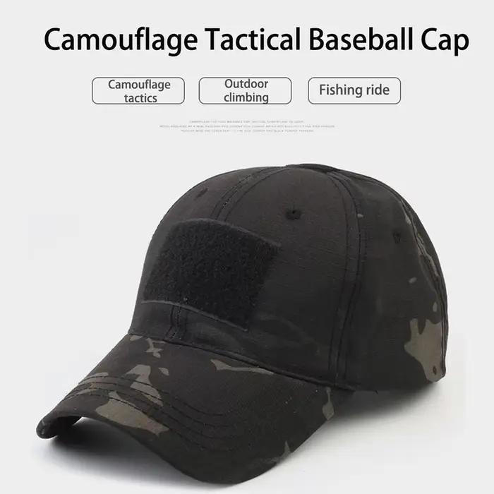 Casquette snapback camouflage tactique pour pêche combat et paintball aquatique été