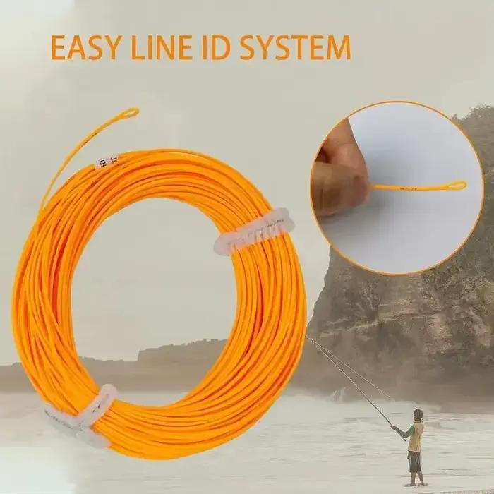 Ligne de pêche à la mouche flottante Aventik 100FT WF1F à WF9F pour truite, bass et saumon