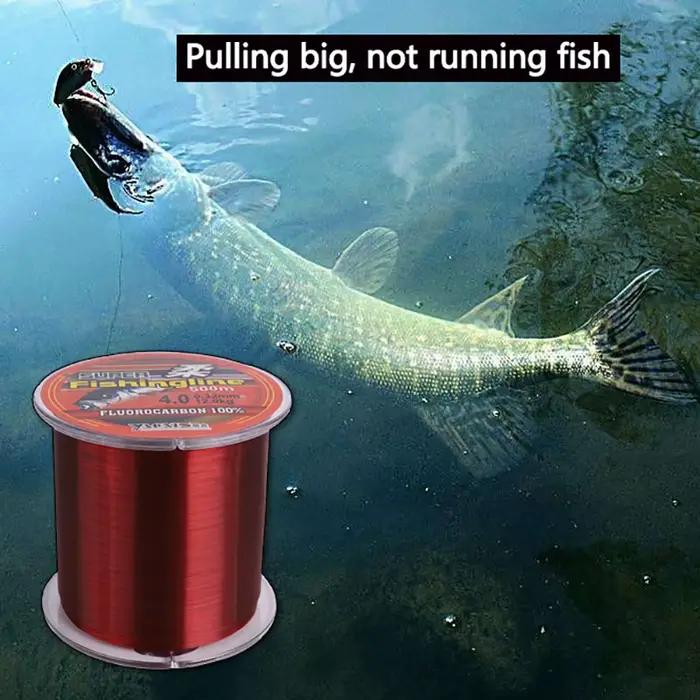 Ligne leader nylon 500M super résistante - Pour pêche eau douce et mer avec excellente résistance abrasion