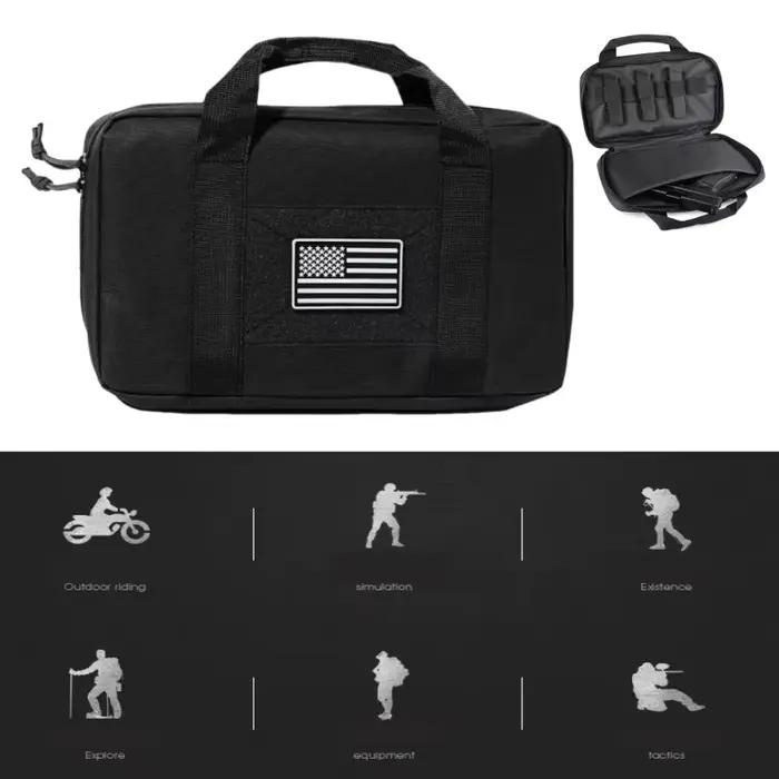 Pochette tactique pour pistolet et équipement - Protection transport pêche et chasse discret