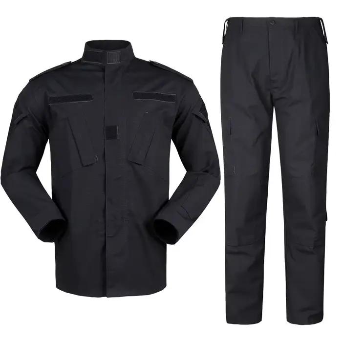Combinaison tactique Tom ACU édition noire - Tenue pêche style PMC pour approche moderne discrète