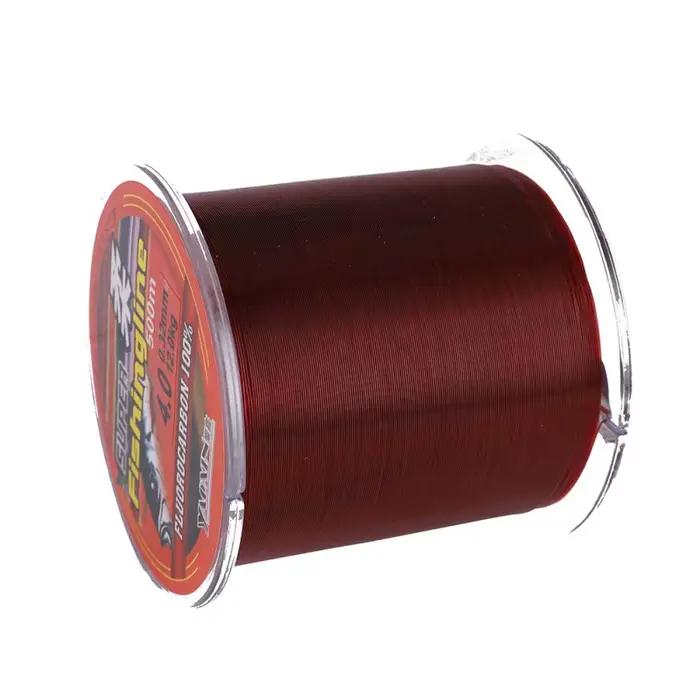 Ligne leader nylon 500M super résistante - Pour pêche eau douce et mer avec excellente résistance abrasion