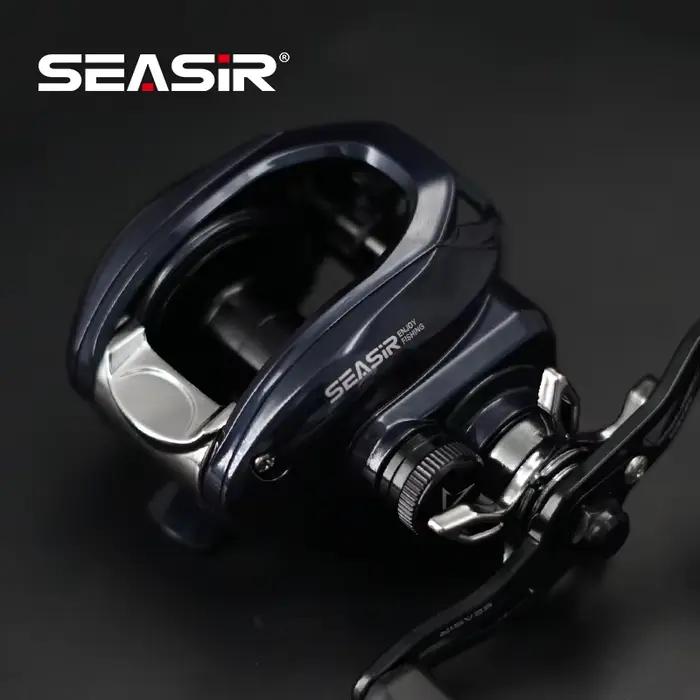 Moulinet baitcasting Seasir Vortex 149g haute vitesse 7.0:1 5+1 roulements max drag 8kg pour mer et eau douce