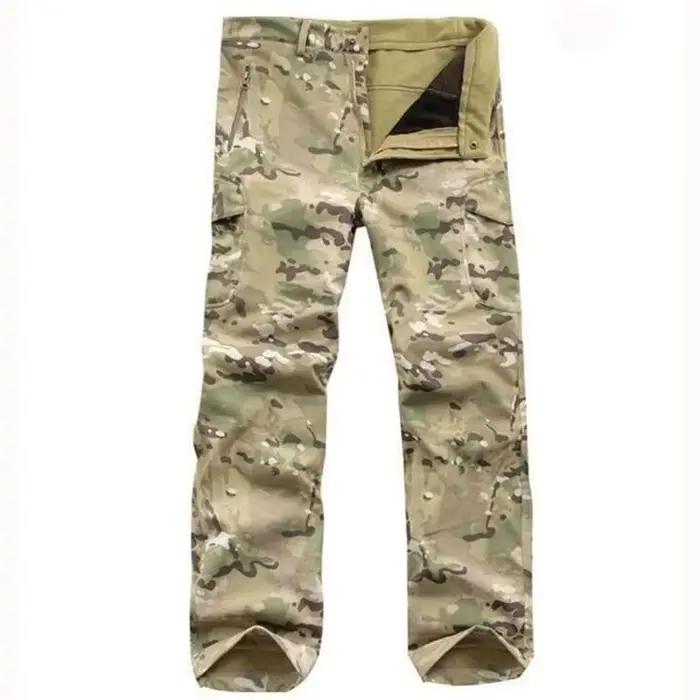 Pantalon de chasse camouflage TAD peau de requin imperméable coupe-vent randonnée alpinisme
