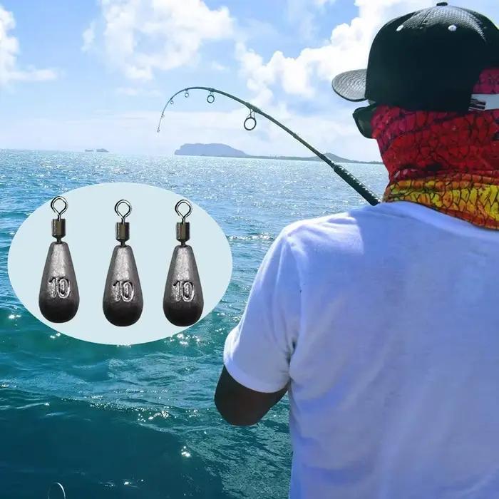 10pcs/lot Fishing Weight Sinker 3.5g 5g 7g 10g 14g 20g Water Drop Weights Fishin