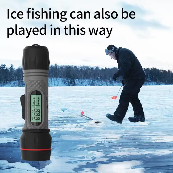 Détecteur de poissons sans fil Erchang F12B échosondeur portable 90m étanche pour pêche sur glace