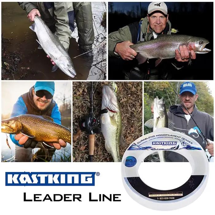 Ligne de pêche monofilament nylon KastKing haute résistance 20-200LB pour bateau et pêche sportive