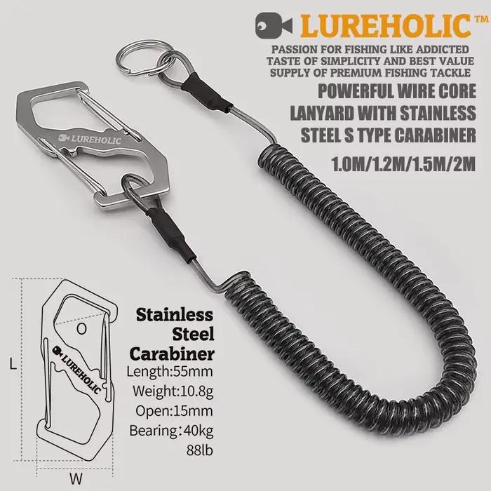 Lanières multicolores pour outils de pêche LUREHOLIC - Sécurisez pinces, grips et accessoires de pêche