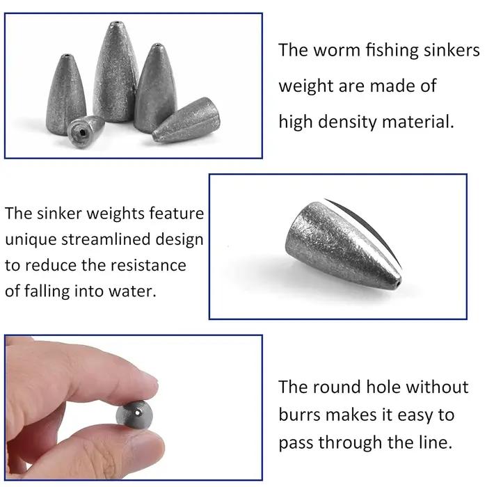 10 plombs anti-accroche pour pêche aux leurres souples, pendentifs de 2g à 20g par lot de 10