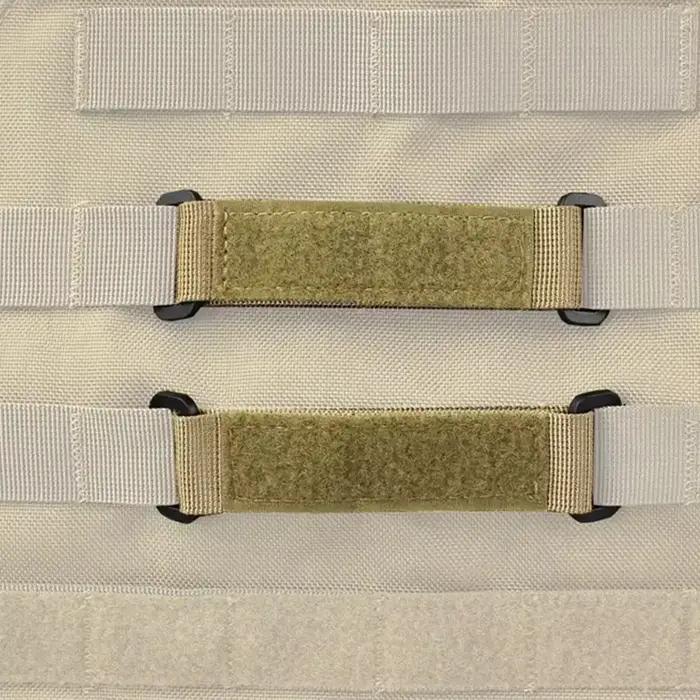 Panneaux Velcro pour gilet pêche - Support badges identification, rangement patches système MOLLE