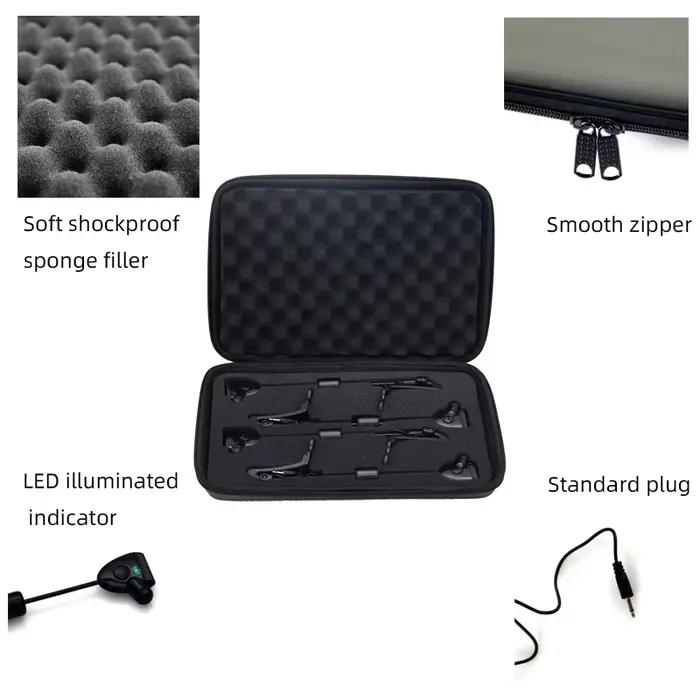 Set swinger carpiste JSFUN avec indicateur LED 4 couleurs et étui - accessoire pour détecteur de touches