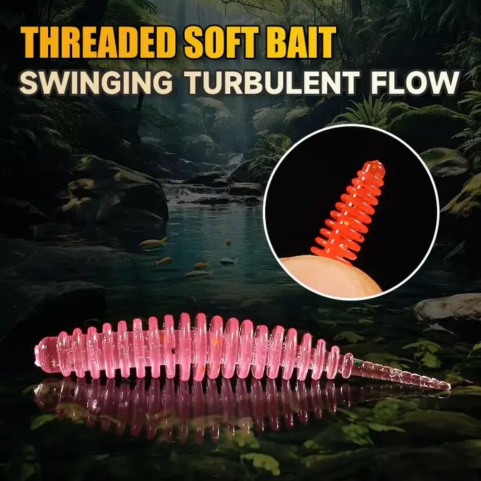 Leurre souple Tanta 25mm 100 pièces, appât ver pour la pêche de la carpe et du black bass