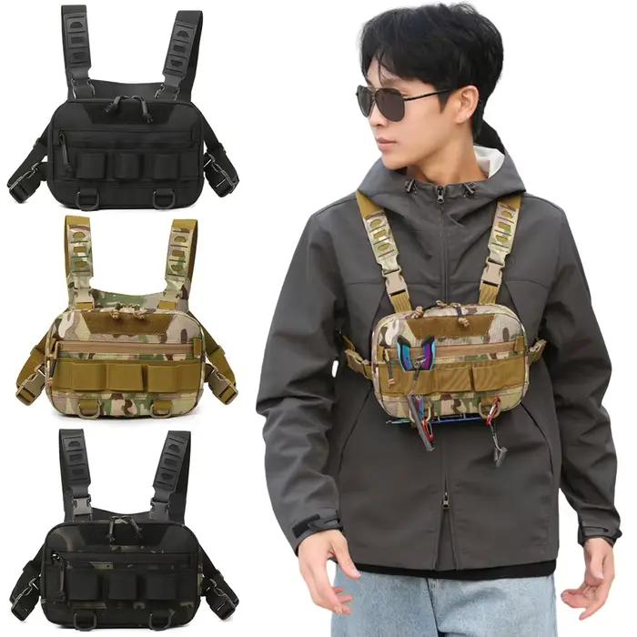 Ceinture porte-accessoires pêche française - Banane rangement leurres lignes matériel