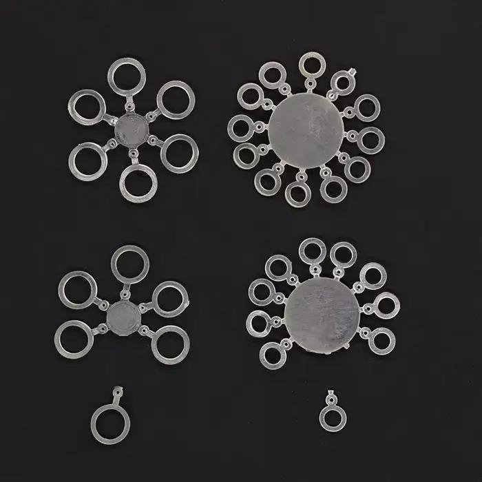 100 bandes amorces blanches pour pêche à la carpe, appâts pellets et amorçage, lot de 100 pièces