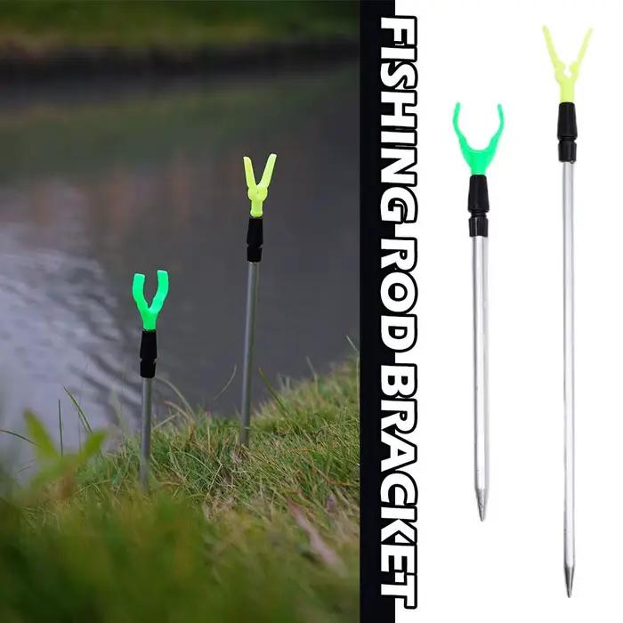 Support de canne télescopique réglable 50-80cm - Porte-canne de pêche avec pied ajustable