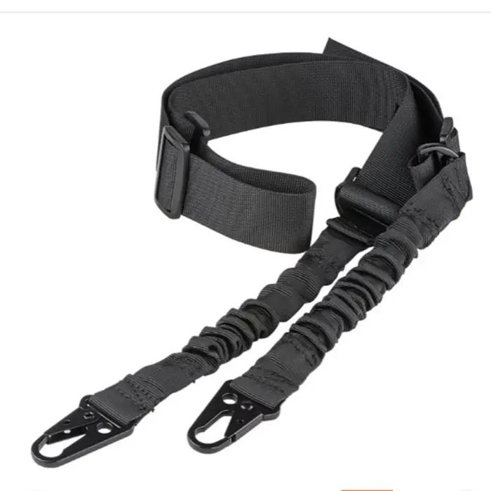 Bretelle épaule deux points pour fusil de chasse avec boucle métal ajustable aventure pêche outdoor