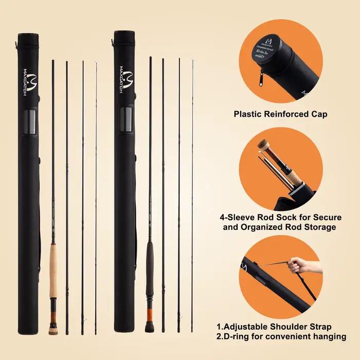 Canne à mouche compétition Maxcatch 10'0''/10'6'' 2/3WT InTouch pour la pêche en nymphe au toc (euro nymphing)
