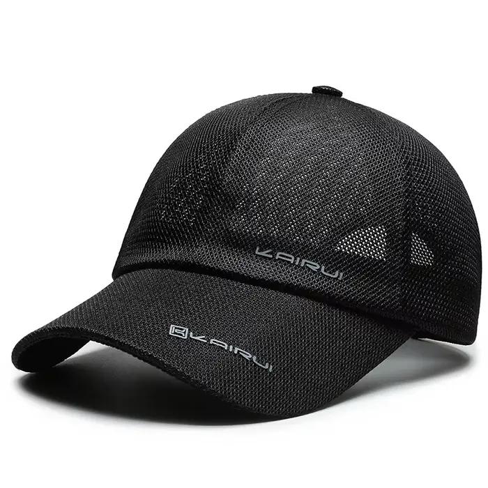 Casquette baseball maille respirante unisexe camouflage pêche outdoor snapback ajustable