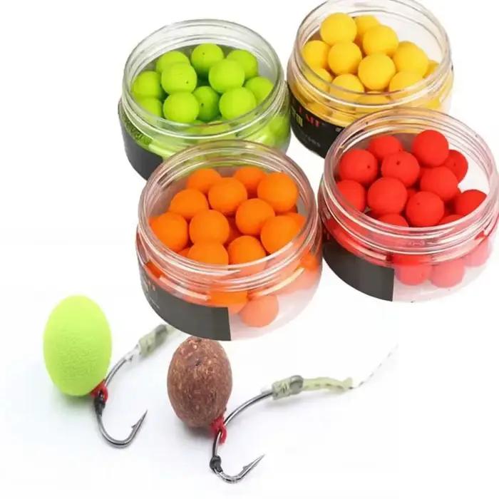 Bouillettes parfumées pour pêche carpe - 4 saveurs en flacon - billes flottantes et appâts artificiels