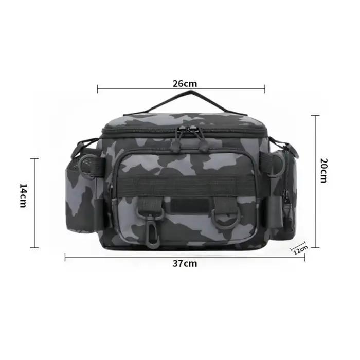 Sac à dos pêche polyvalent avec porte-cannes intégré rangement matériel pêche sport extérieur