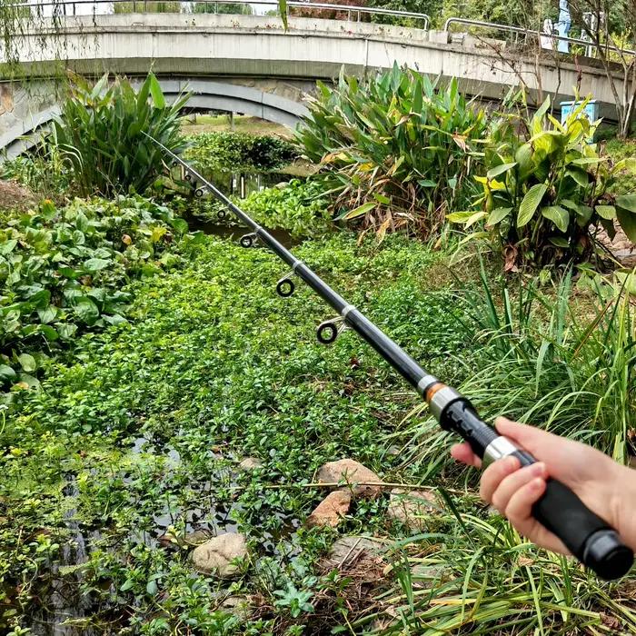 Canne télescopique JOSBY 2.3m 2.1m 1.5m mini voyage carbone feeder carp ultra courte portable