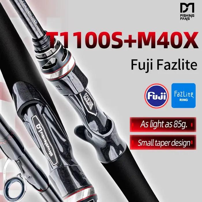 Canne FISHINGFANS RANCY 3.0 T1100S haut carbone avec guides Fuji Fazlite - L ML M haute sensibilité