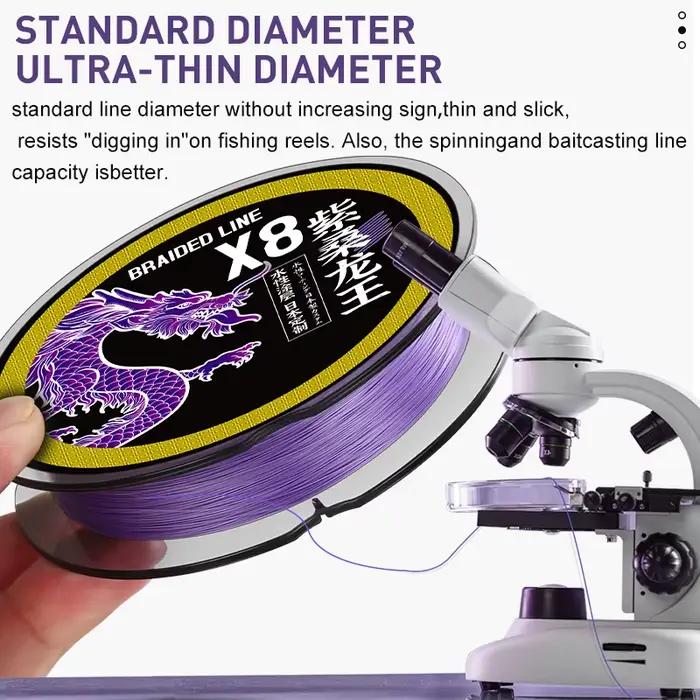 ZUKIBO ZISANG Ligne tressée 8 brins Japon 14-50LB - PE multifilament puissant pour carpe et gros poissons