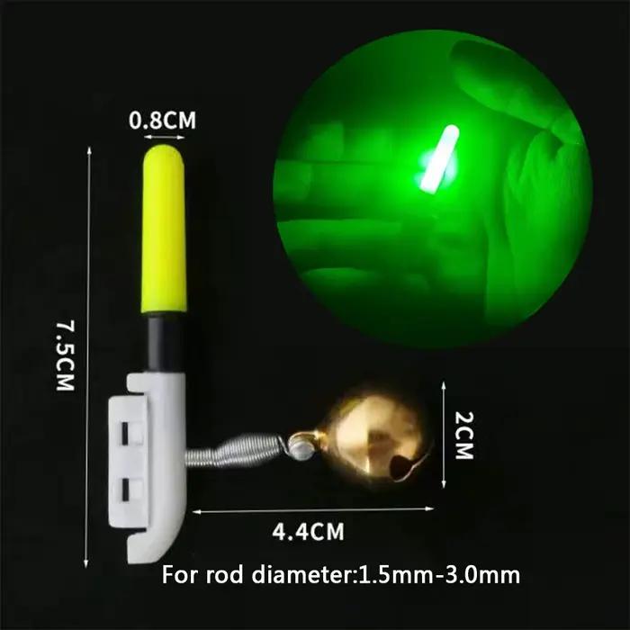 Lampe LED GOBAIT CR425 pour pêche de nuit - Alarme lumineuse détecteur de touches avec batterie USB rechargeable