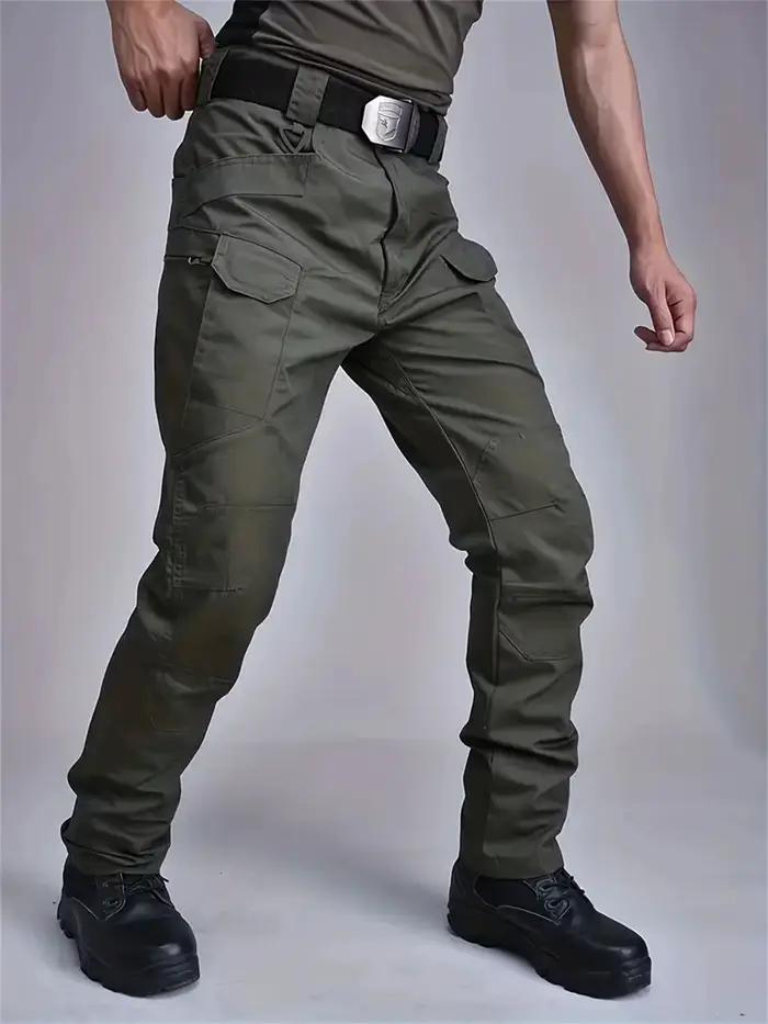 Combinaison de pêche tactique camouflage pour homme - pantalon multi-poches grande taille travail