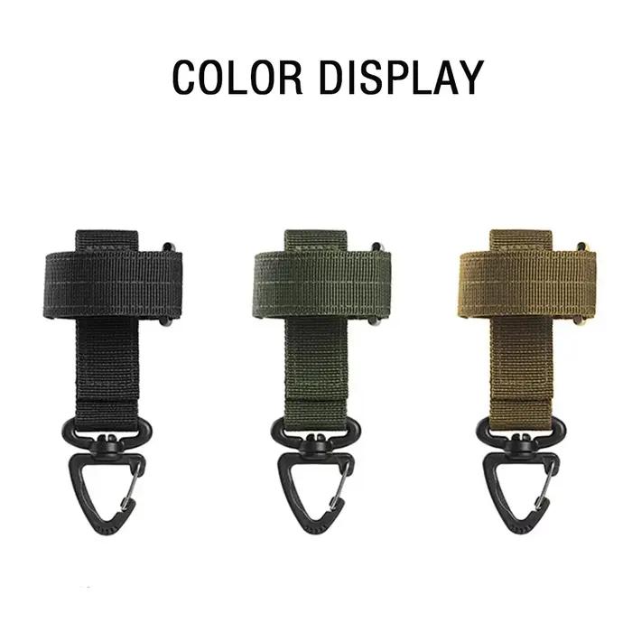 Mousqueton alpinisme porte-clés pêche outdoor accroche gants corde accessoires camping