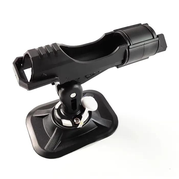 Support de canne à pêche réglable pour kayak et SUP - Fixation angulaire pour bateau gonflable et raft