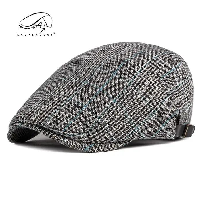 Casquette newsboy vintage pêche chasse homme - Style ivy cotton ajustable activités outdoor Gatsby